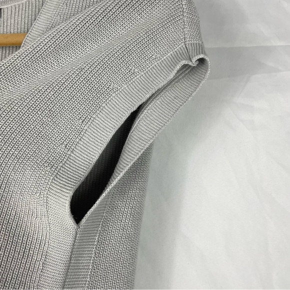 J.Jill WEAREVER Collection Tunic Sweater Gray Ribbed - Picture 5 of 11